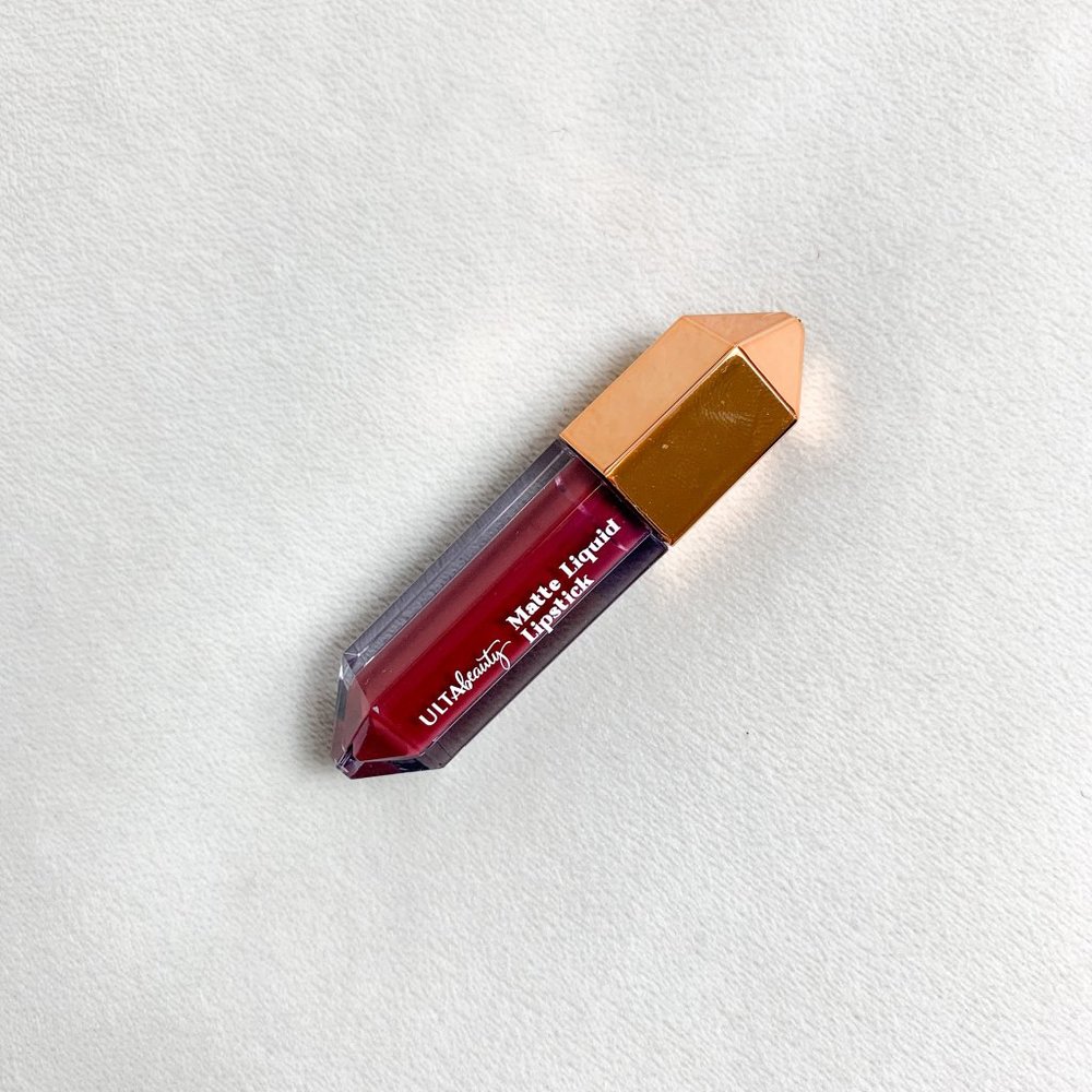 Ulta Beauty Deep Red Matte Liquid Lipstick